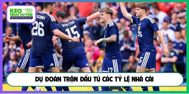 Dự đoán trận đấu từ các tỷ lệ nhà cái