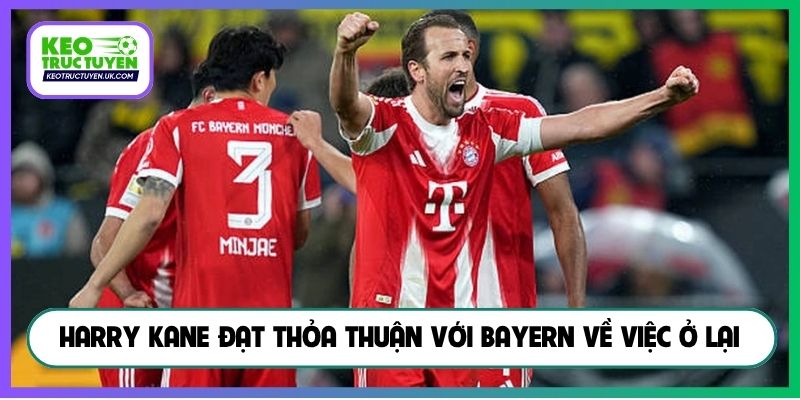 Harry Kane đạt thỏa thuận với Bayern về việc ở lại
